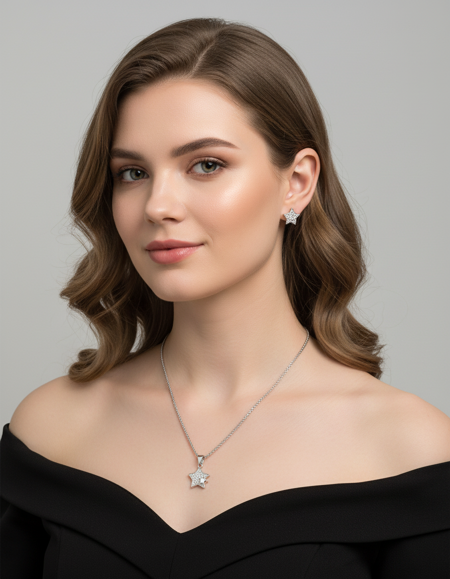 Celestial Star Necklace Set