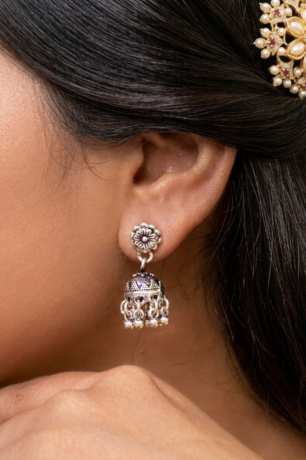 WishRite Classic Heritage Jhumka